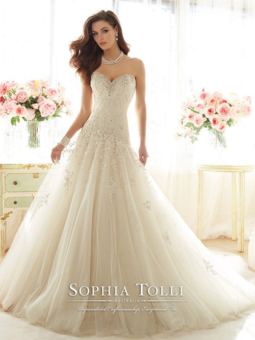 Sophia Tolli 2016 Wedding Dress Y11637 MARQUESA