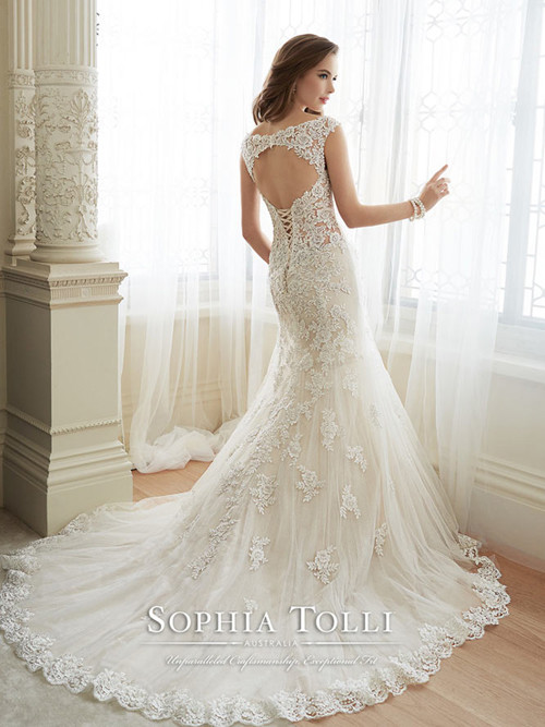 Sophia Tolli 2016 Wedding Dress Y11643 DARIA