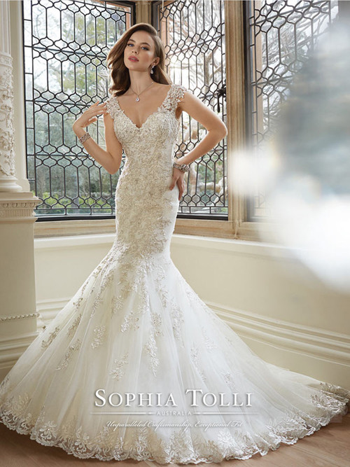 Sophia Tolli 2016 Wedding Dress Y11646 RANA