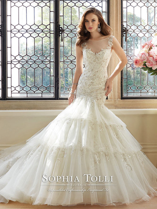Sophia Tolli 2016 Wedding Dress Y11648 MAJESTAS