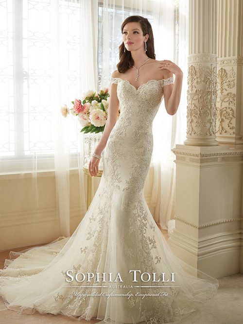 Sophia Tolli 2016 Wedding Dress Y11634 LORAINA