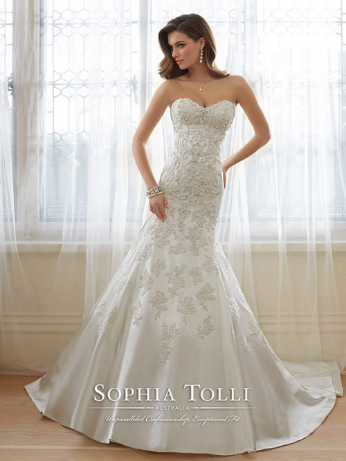 Sophia Tolli 2016 Wedding Dress Y11636 REINE