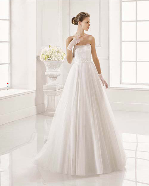 From Barcelona, Spain fashion and luxury get together to create a collection for the most demanding brides. The Adriana Alier wedding gowns from Rosa Clara have a style to satisfy all body types. Elegant bridal gowns that flatter and fit.