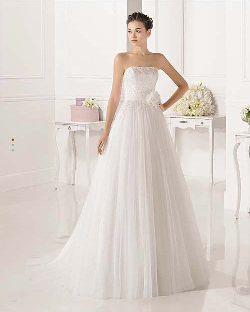 From Barcelona, Spain fashion and luxury get together to create a collection for the most demanding brides. The Adriana Alier wedding gowns from Rosa Clara have a style to satisfy all body types. Elegant bridal gowns that flatter and fit.