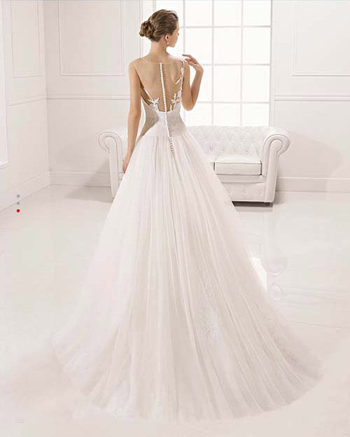 From Barcelona, Spain fashion and luxury get together to create a collection for the most demanding brides. The Adriana Alier wedding gowns from Rosa Clara have a style to satisfy all body types. Elegant bridal gowns that flatter and fit.