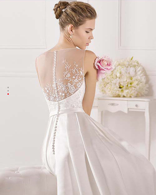Fashion and luxury get together to create a collection for the most demanding brides. The Adriana Alier wedding gowns from Rosa Clara have a style to satisfy all body types. Elegant bridal gowns that flatter and fit.
