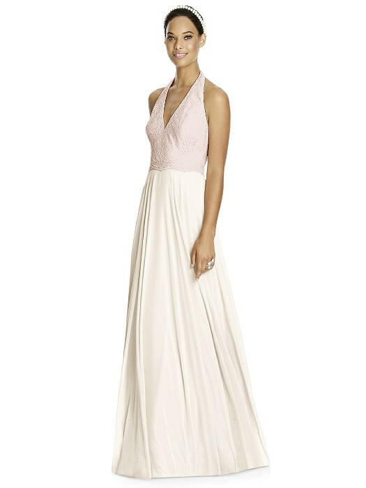 Studio Design Collection 4512 Full Length Halter Top Bridesmaid Dress
