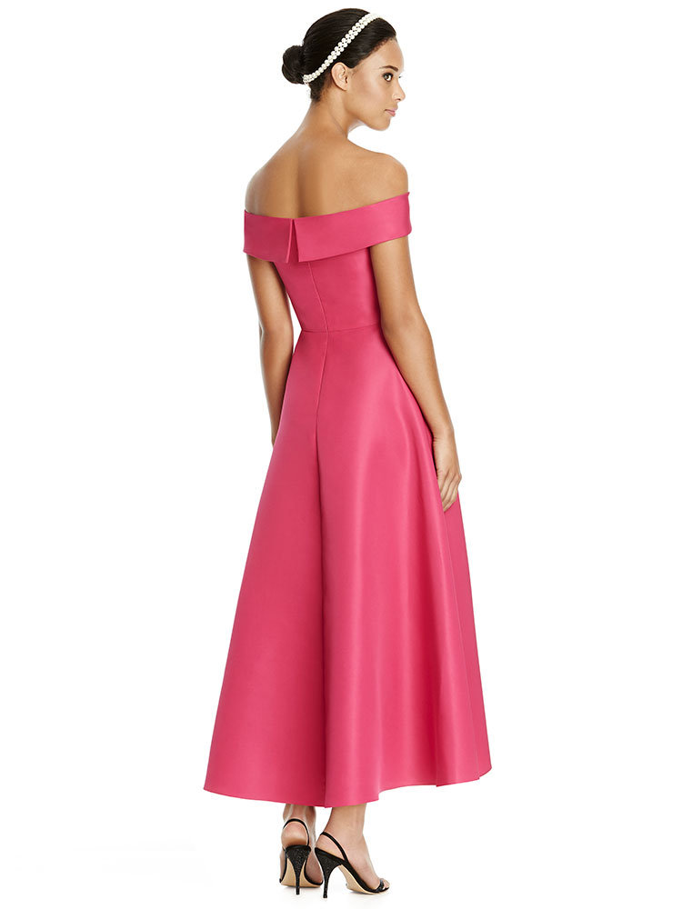Studio Design Collection 4513 Midi Length Strapless Bridesmaid Dress