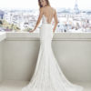 Bridal Gown - Sleeveless with low-cut back