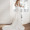 Bridal Gown - Sleeveless with exquisite lace detail.