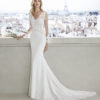 Bridal Gown - Sleeveless with exquisite lace detail and low back.