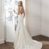 Bridal Gown - Sleeveless mermaid style with exquisite lace detail and low back.