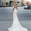 Bridal Gown - Sleeveless mermaid style with exquisite lace detail and low back.