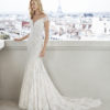 Bridal Gown - Cap-sleeve mermaid style with exquisite lace detail and low back