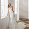 Bridal Gown - elegant lace melds traition with the latest in brial fashion