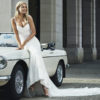 Bridal Gown - Sleeveless with low cut back. Elegant classic design