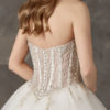 Spectacular wedding dress with a very full princess skirt