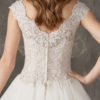 Romantic Wedding dress. Princess corset effect.