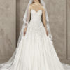 Princess wedding dress with lace and beading
