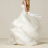 Off White/Nude ball gown Strapless tulle/lace